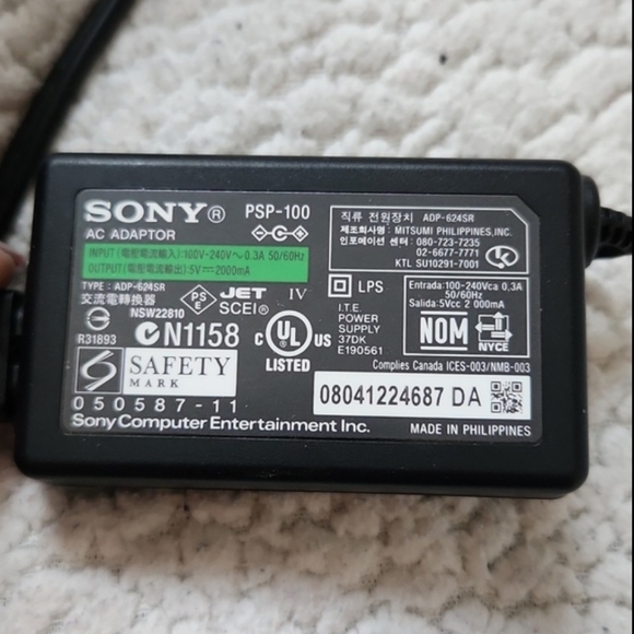 Sony AC Adaptor Computer Entertainment Electronics - Picture 2 of 7